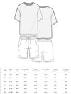 Grey Oversized Varsity Basketball Tshirt & Shorts Clothing Set