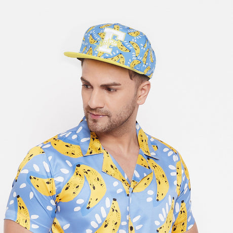 Tropical Banana Embroidered Snapback Cap Caps FUGAZEE 