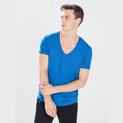 Electric Blue V-Neck Tee