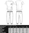 Lemon Oversized Paisley Taped Hooded Tshirt & Sweatpants Clothing Set