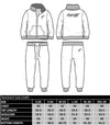 Indigo Oversized Piping Detailed Sweatshirt and Joggers Combo Tracksuit