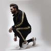 Black Caution Taped Combo JogSuit Suits - Fugazee