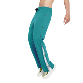 Teal Flared Snap button Jogger
